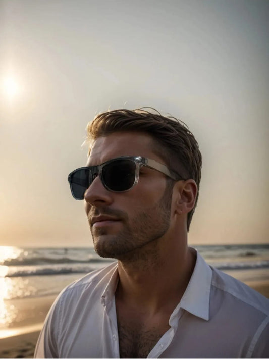 wilary Erkek Siyah Klasik Kare Güneş Gözlüğü – Polarize Cam